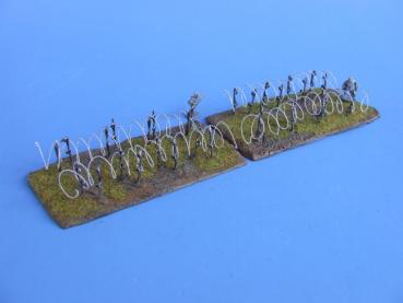 Barbed wire obstacle